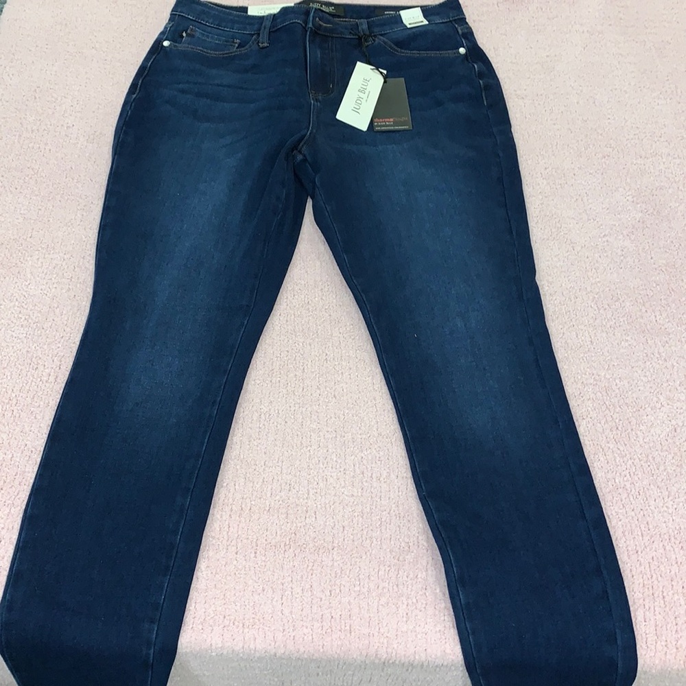 NWT Judy Blue dark wash mid rise skinny jeans - Size 11/30